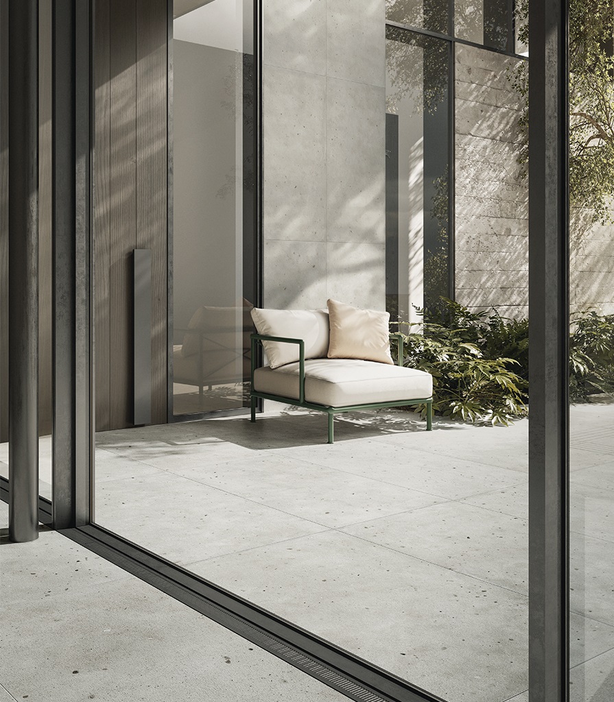 620070002832 Avantgarde X2 Silver Scalino Angolare Dx 33x120 Italon