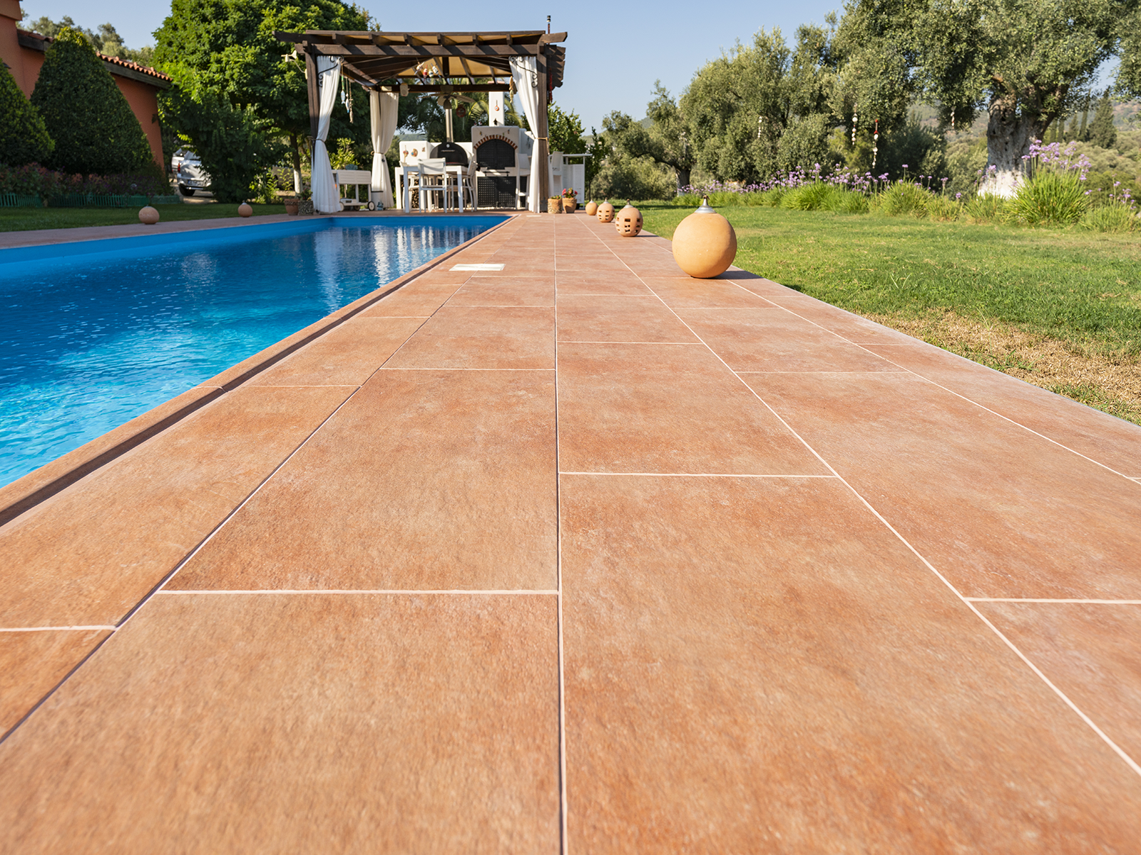 PGA3366IT-Cift Pool Garden Anthracite InfinityTile Двойная отделка 33x66x0,76 Serapool фото 60