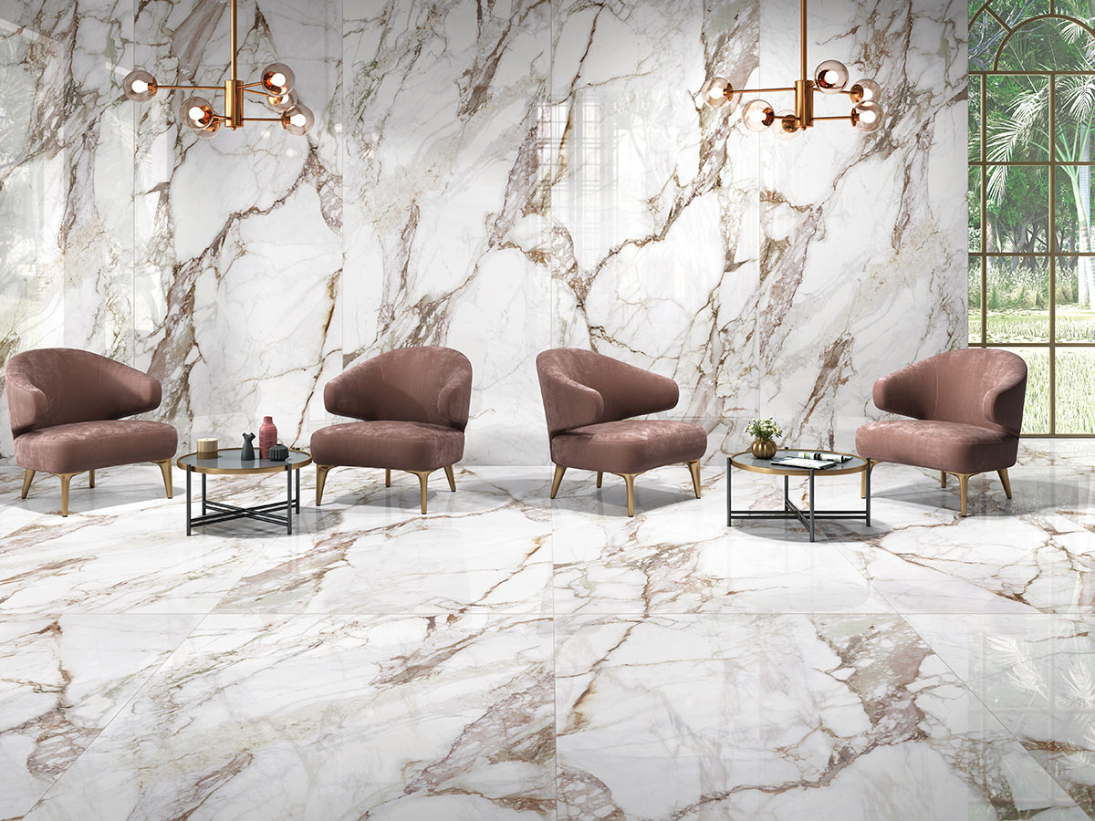 Calacatta Rose Simpolo Ceramics
