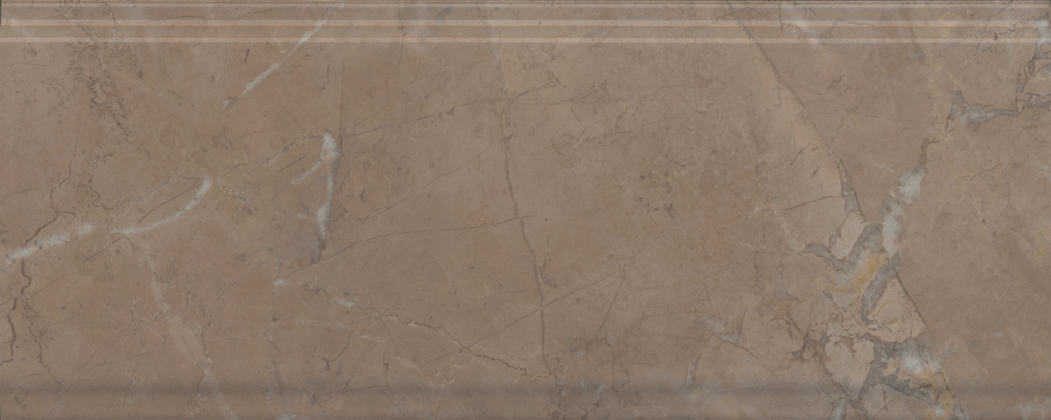 BDA027R Бордюр Серенада бежевый тёмный глянцевый обрезной 30x12 Kerama Marazzi фото 5