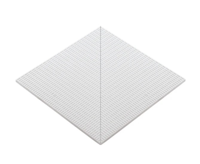 25200 К Наружный угол с сетчатой поверхностью Pavrimento Antislip Unglazed 24,5x24,5 Serapool