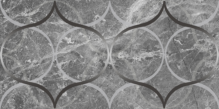Декор Crystal Resonanse серый 30х60 Laparet