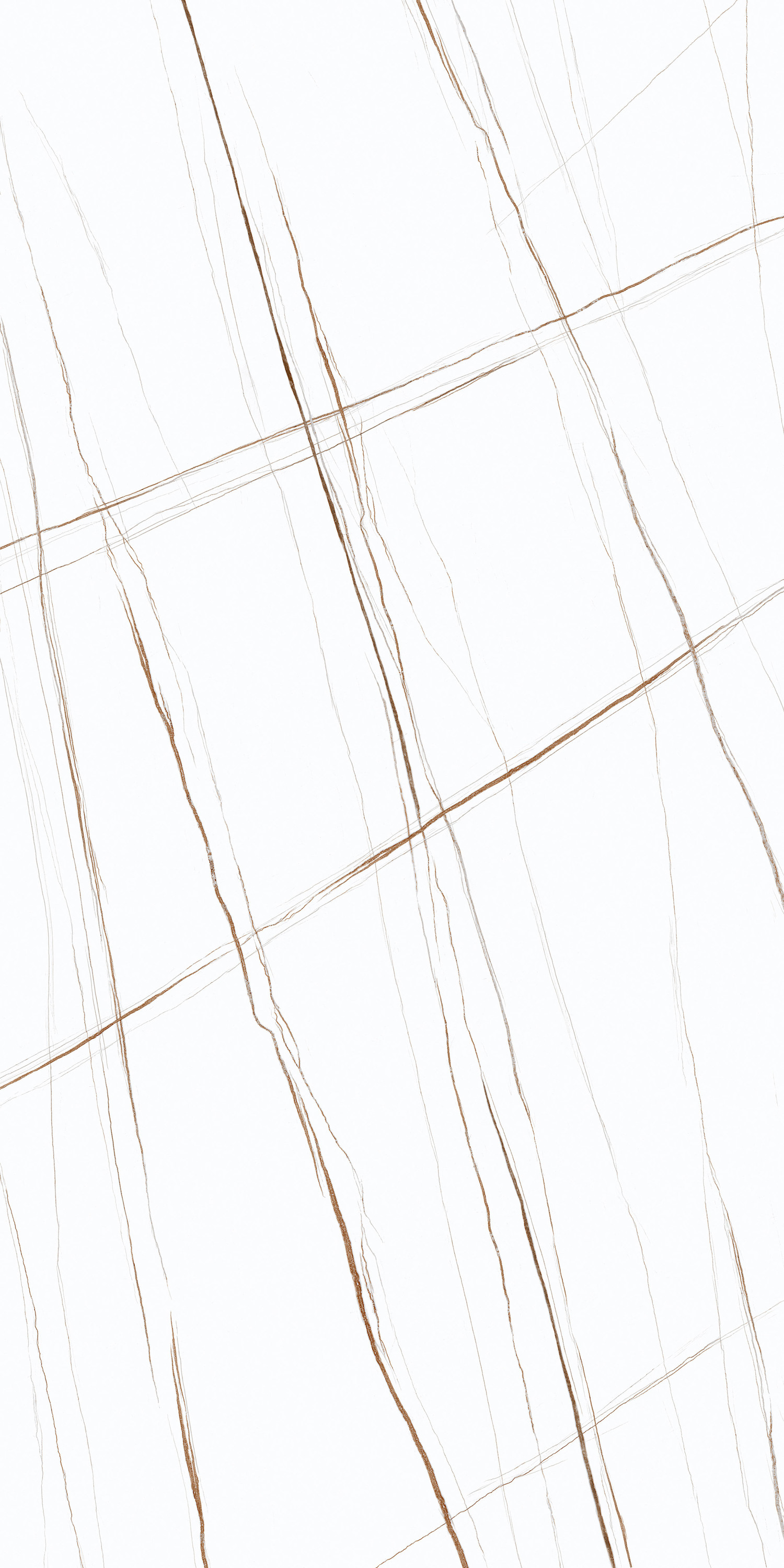 Laurent Gilded White Satin Спеченный камень 1200x2400x6 Delfone