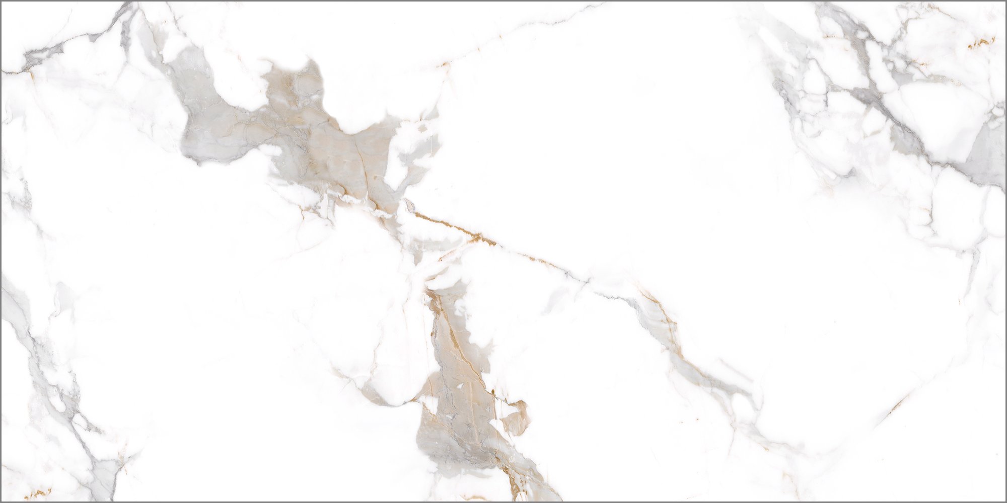 GT40806103MR Calacatta Imperial GT Белый 40x80 Global Tile