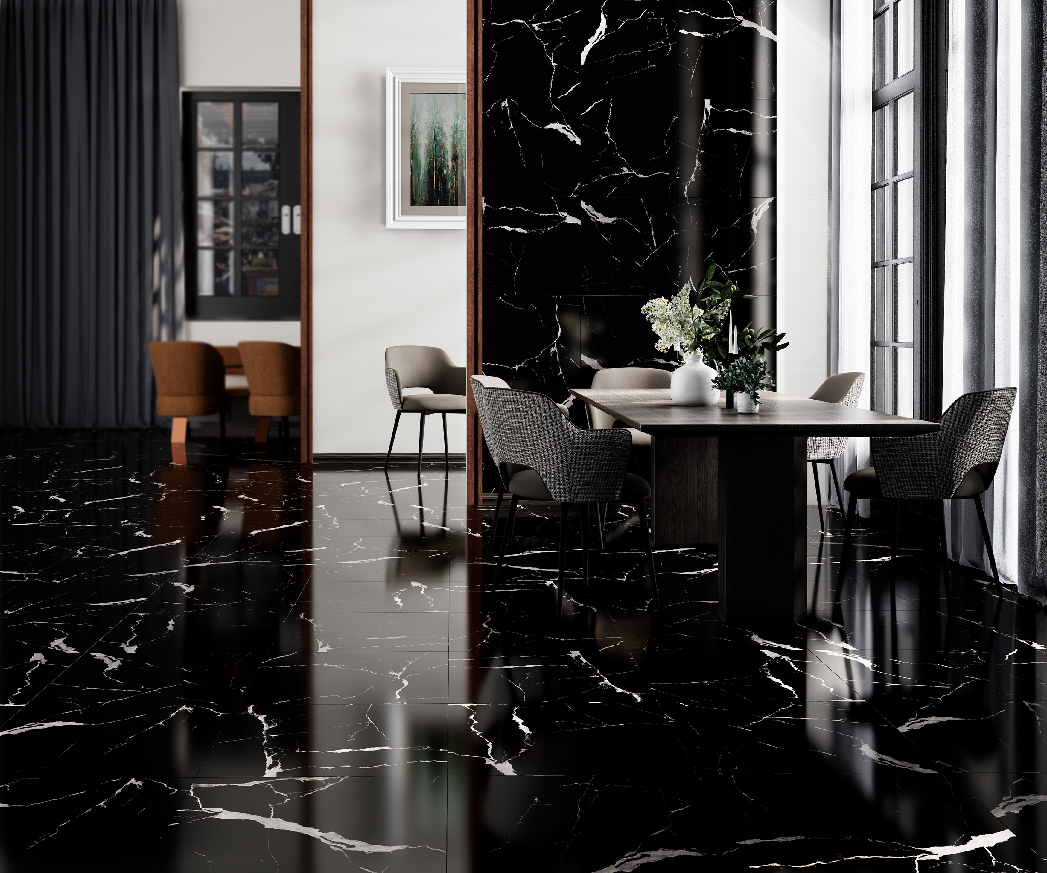 Statuario Black Eurotile Ceramica