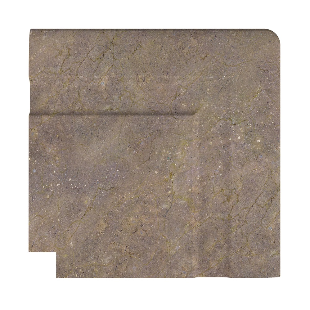 Угол фарфорового поручня наружный Natural Mocha 25x25 Serapool