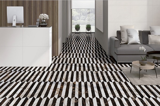 Chevron Marmorea Goetan Ceramica