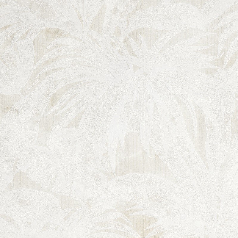 0262766 Palme A Crema/Bianco 78x78 Versace (Gardenia Orchidea)