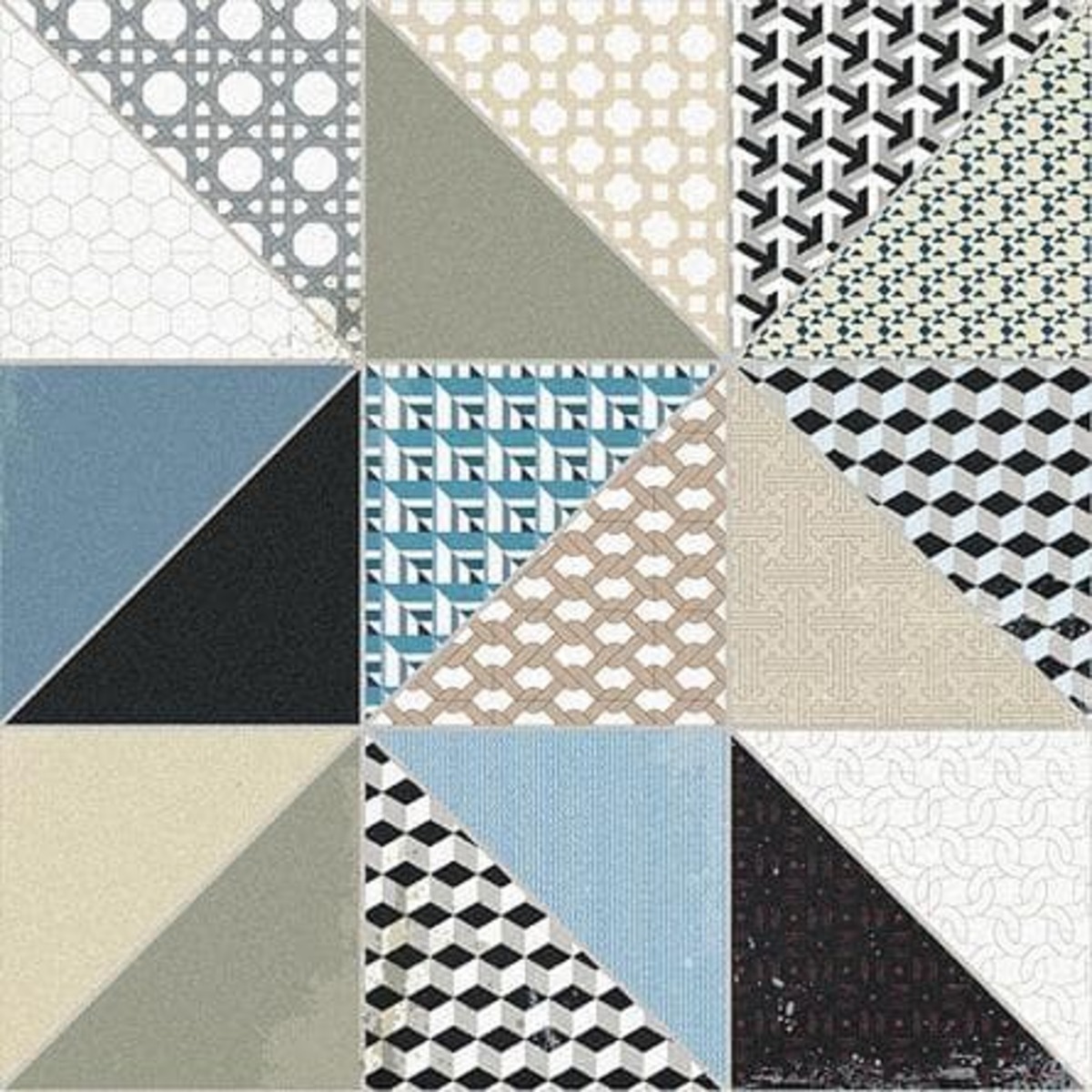 DAK4H659 Deco multicoloured 45x45 RAKO