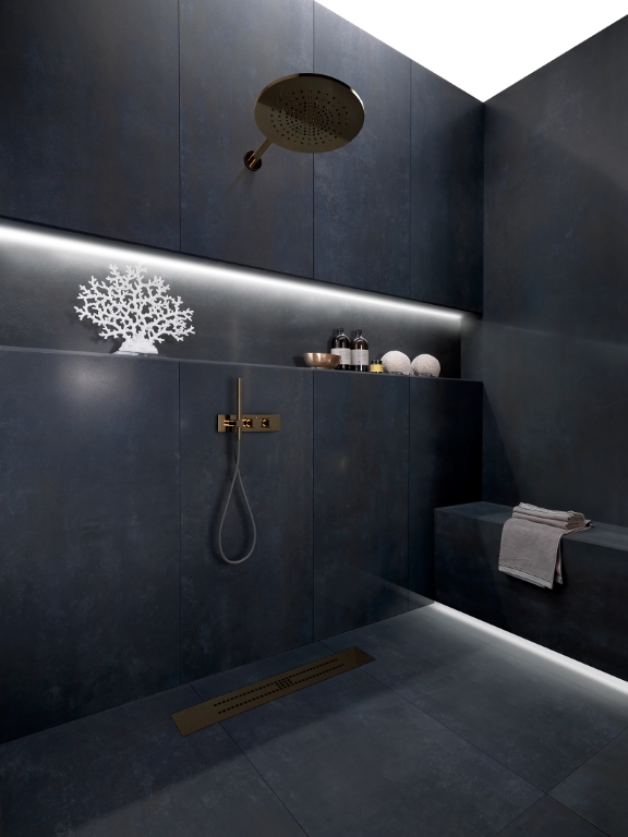 143043 Steel Argento Sat/Ret 8mm 60x120 Tagina Ceramiche
