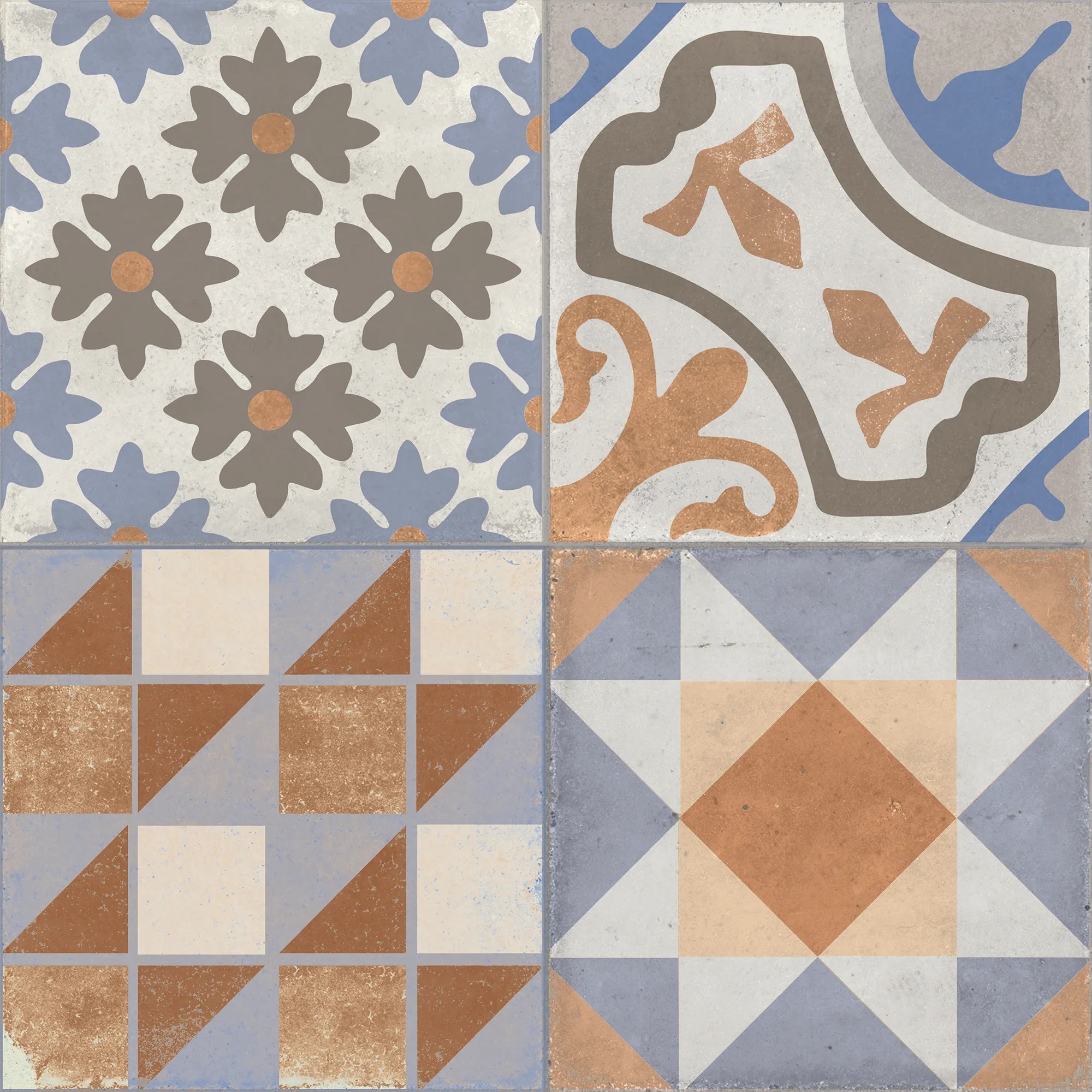 Heritage Mix Colour 33x33 Gresart