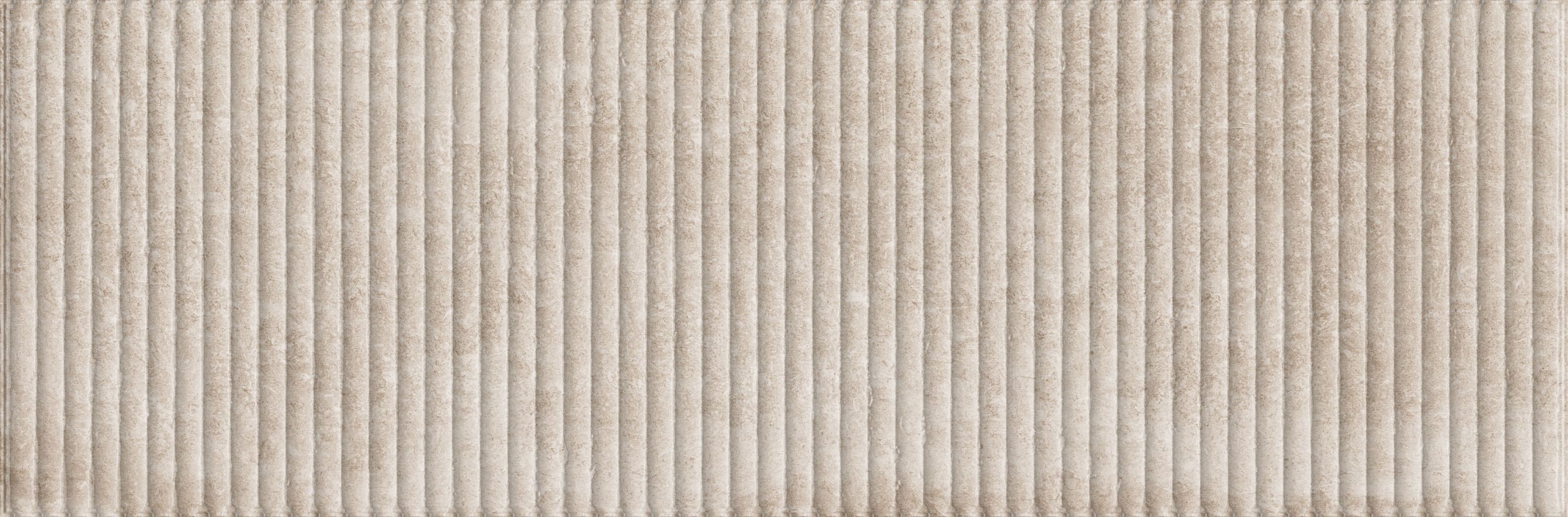 853 Вербиер бежевый рельеф треугольник 32,5х100 Eurotile Ceramica фото 3