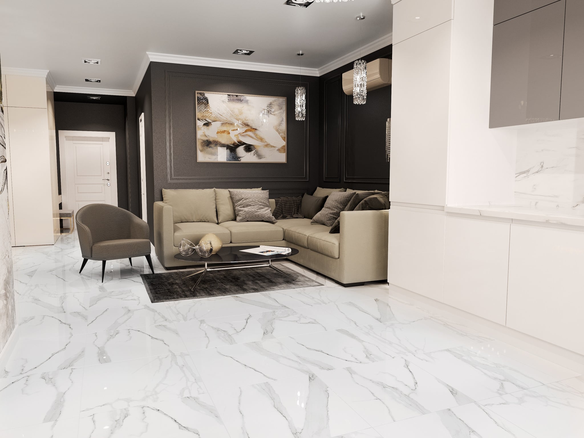 Statuario 80x160 Cube Ceramica