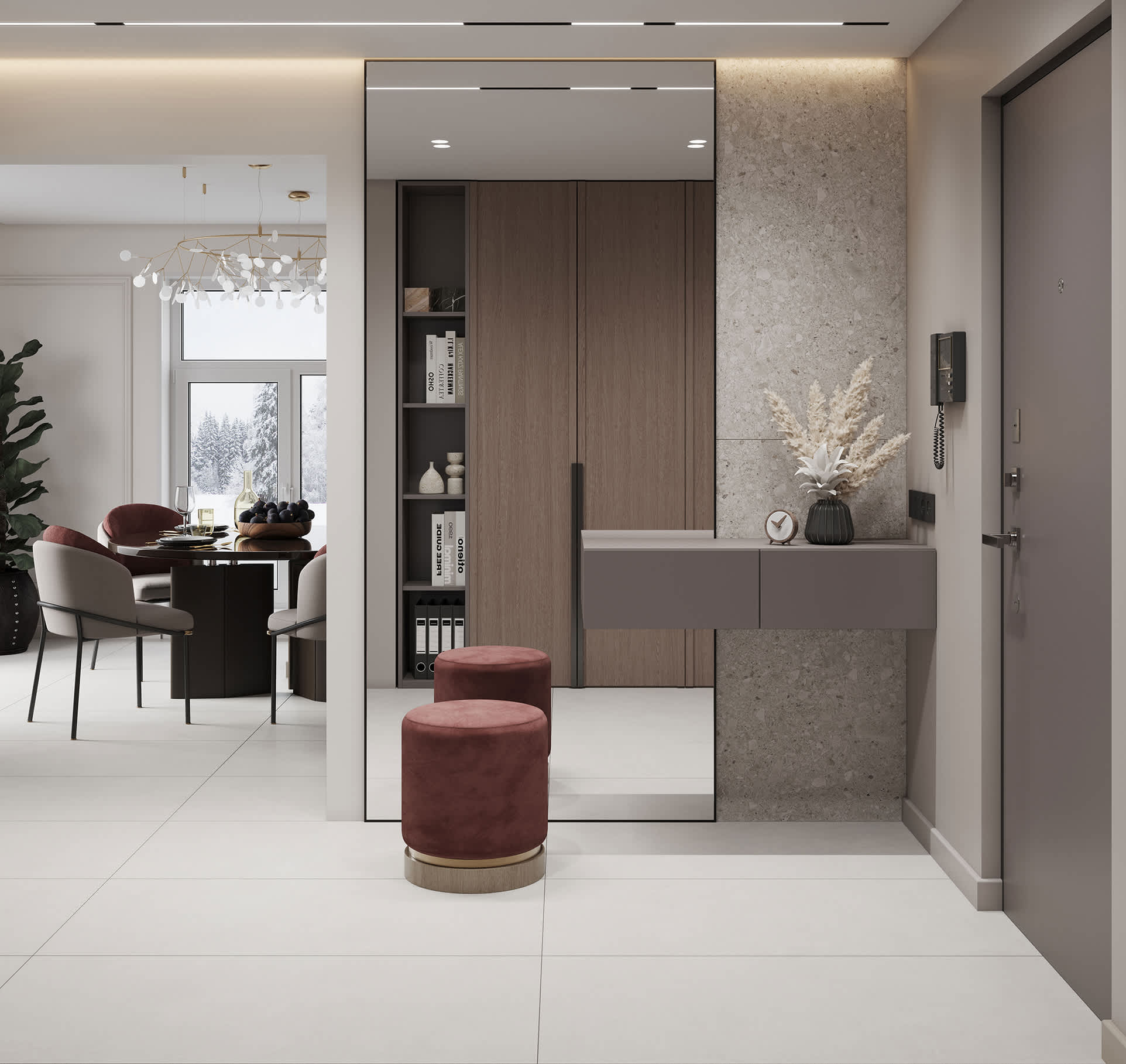 6493-0138 Иней темно-серый 60х120 Lasselsberger