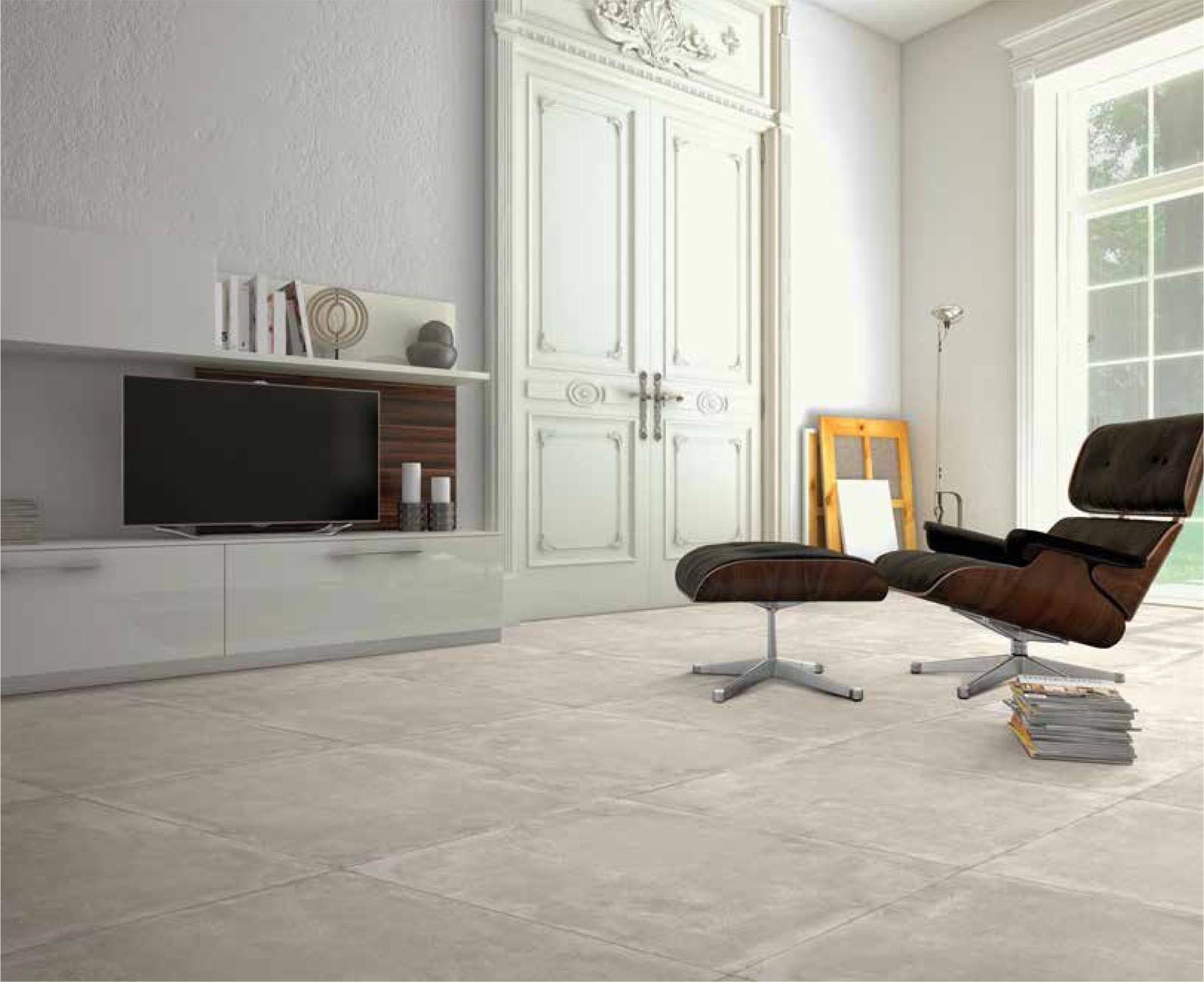 Poseidone Bianco 60x60 Antica Ceramica Rubiera