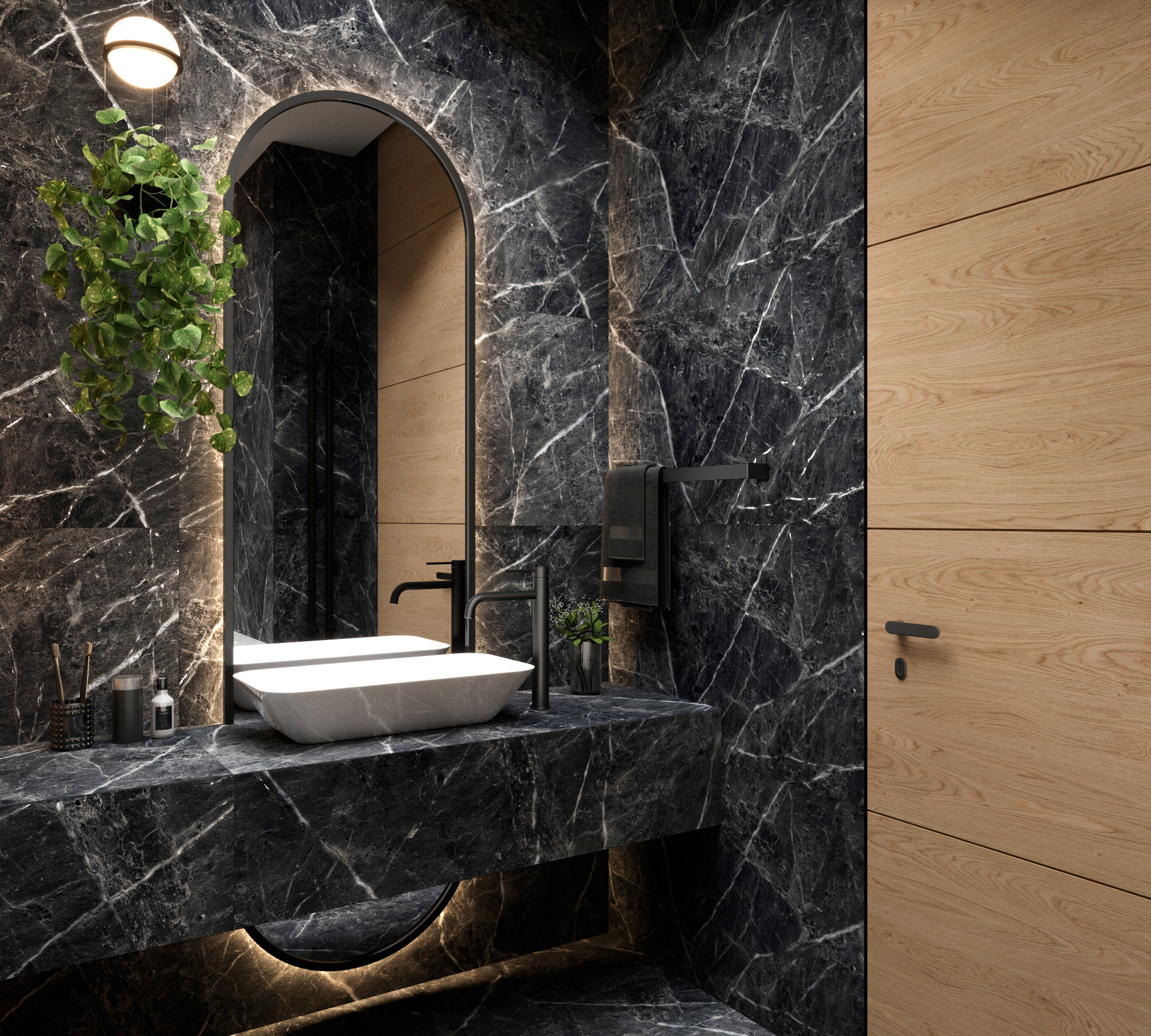 Cassero Nero Arcadia Ceramica