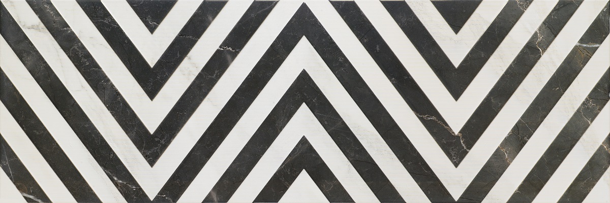 1212 Blanco Relieve Rectificado 40х120 Porcelanite Dos