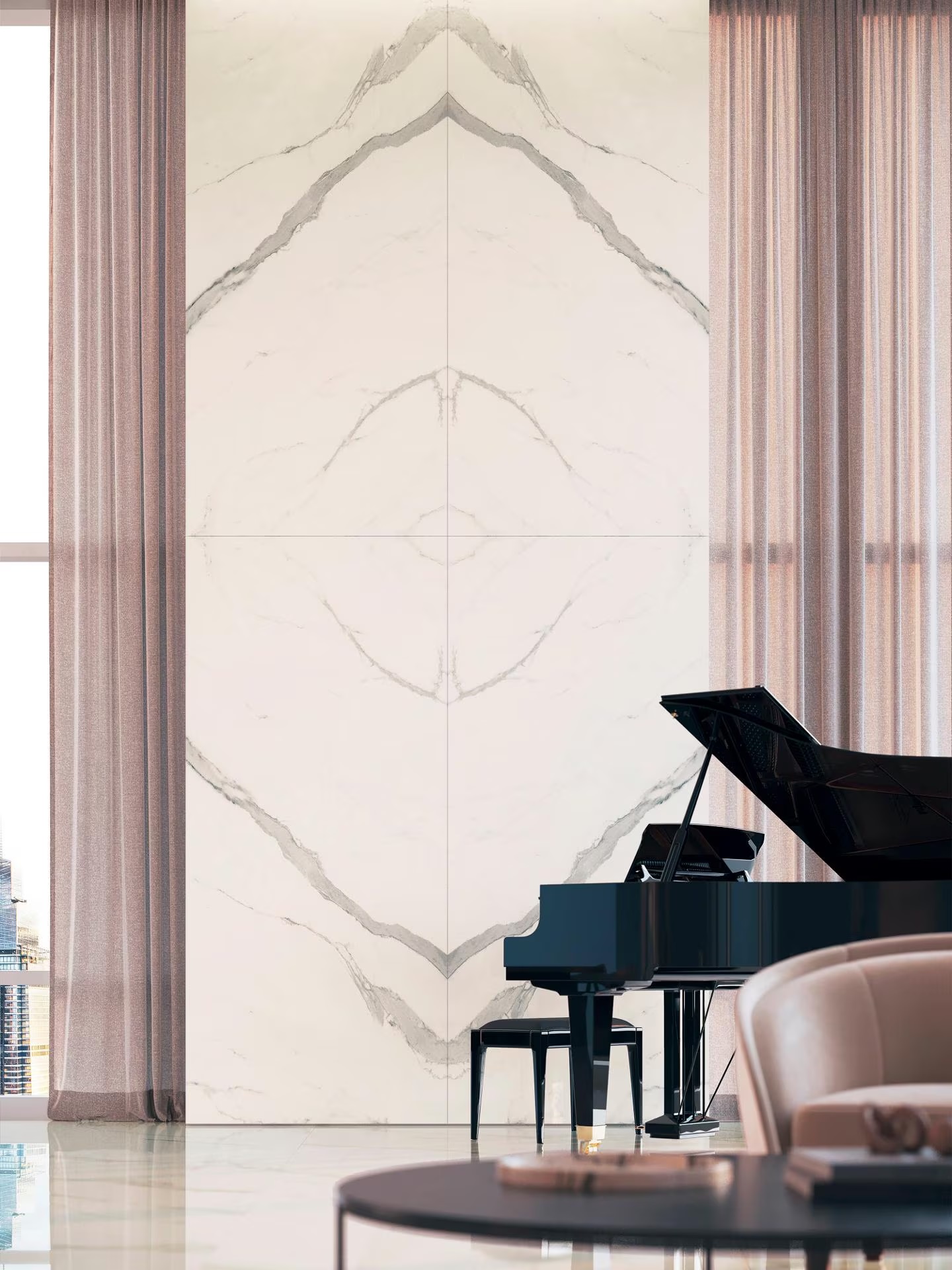 100331073 Aria White Polished 120x120 Urbatek фото 13