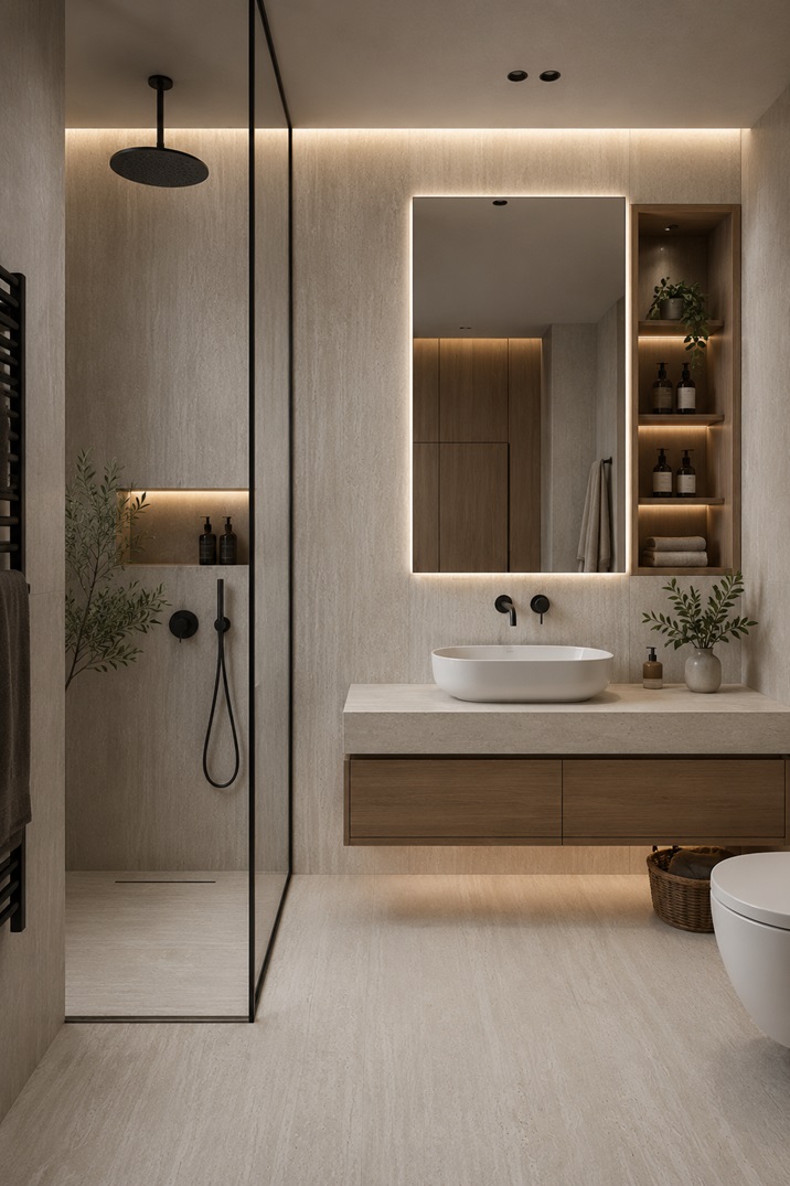 Салерно Светло-бежевая структура 600х1200х10 AXIMA фото 2