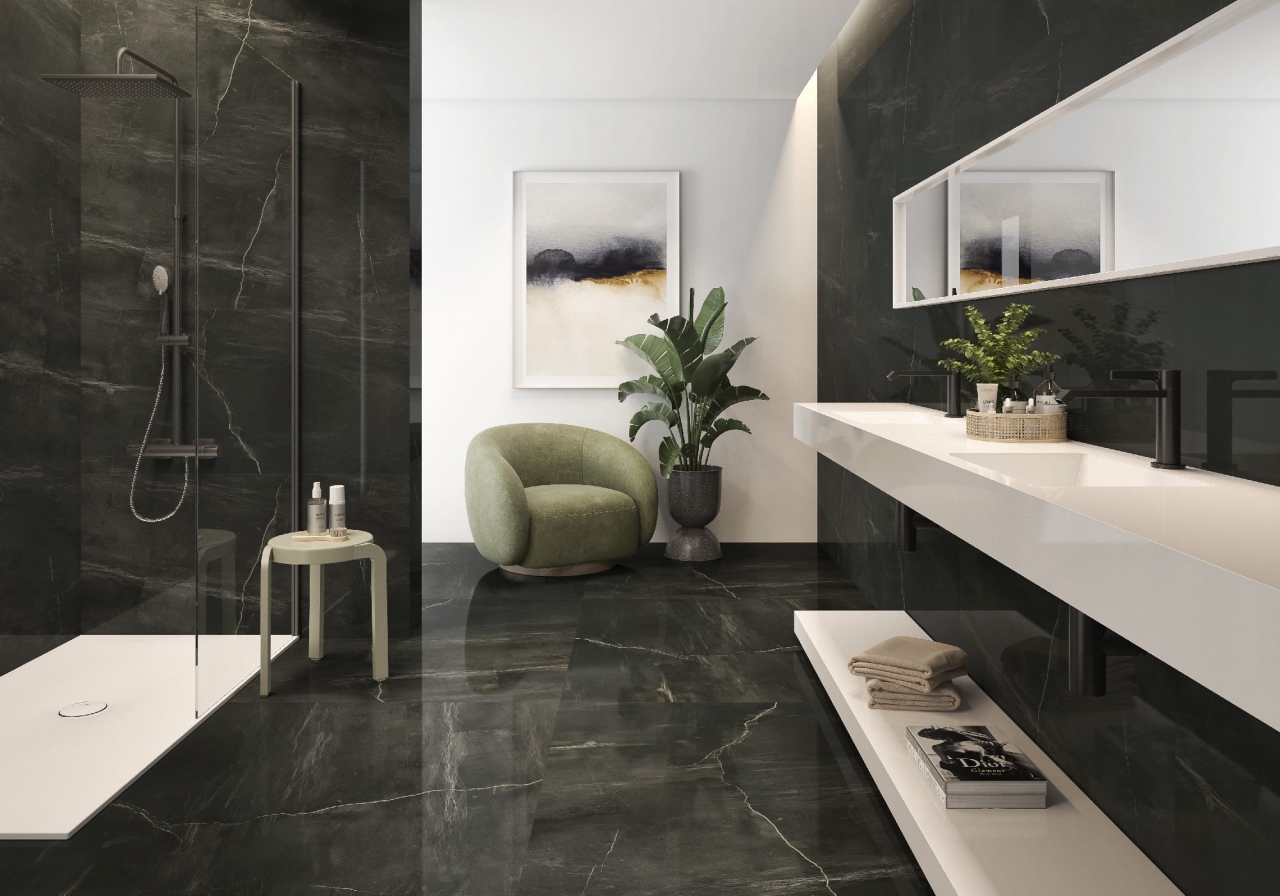Heart Black Pulido 60x120 Jano Tiles