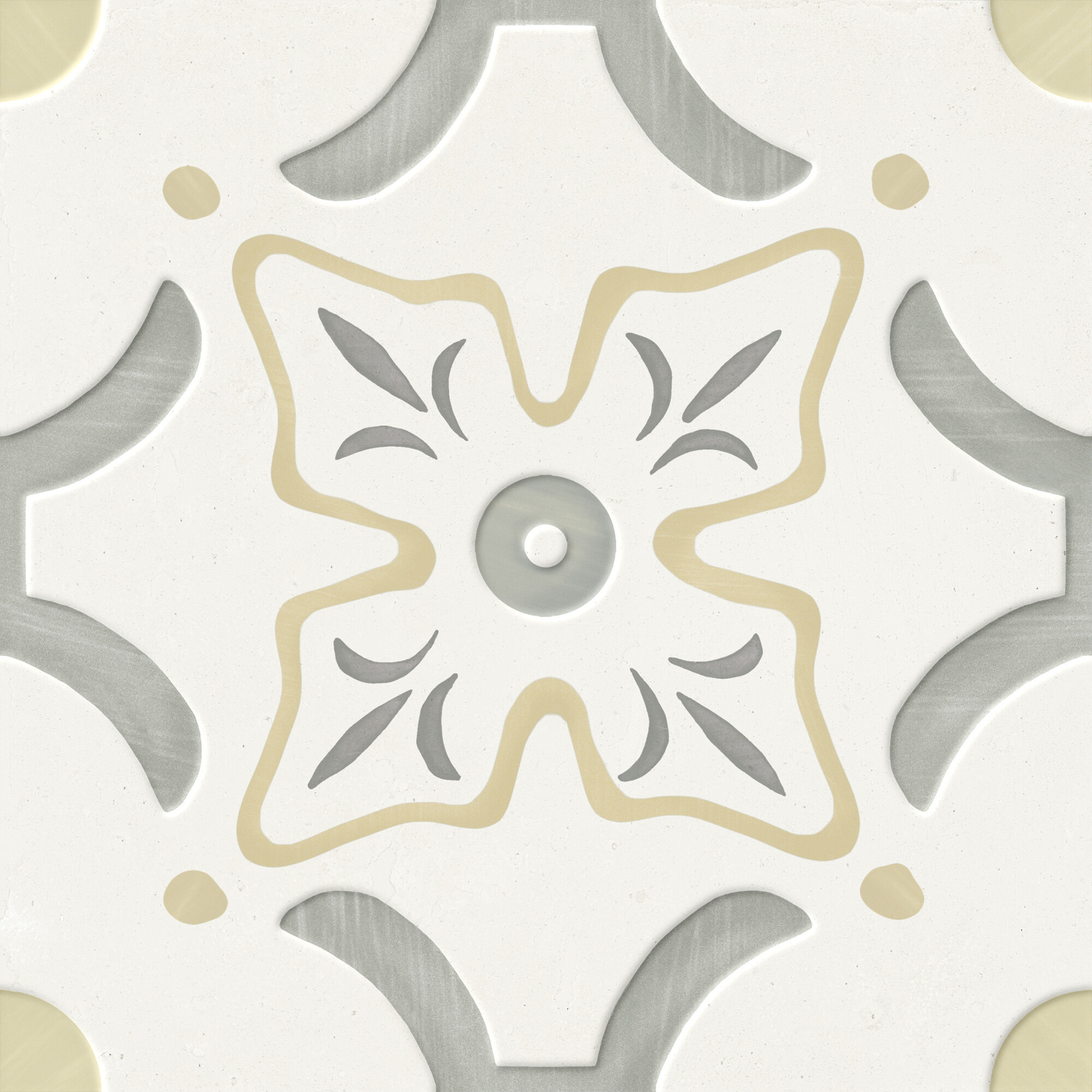 40459 Llevant Yellow Flower LT 22.3x22.3 Harmony