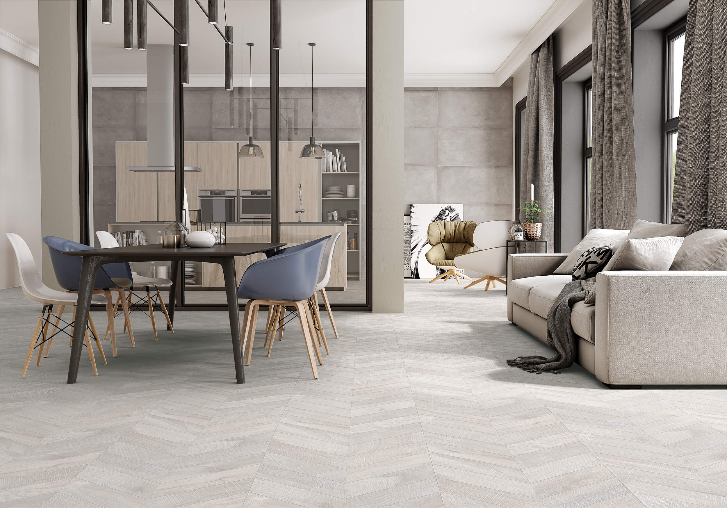 Artwood Chevron Nut R11 120x60 Ibero