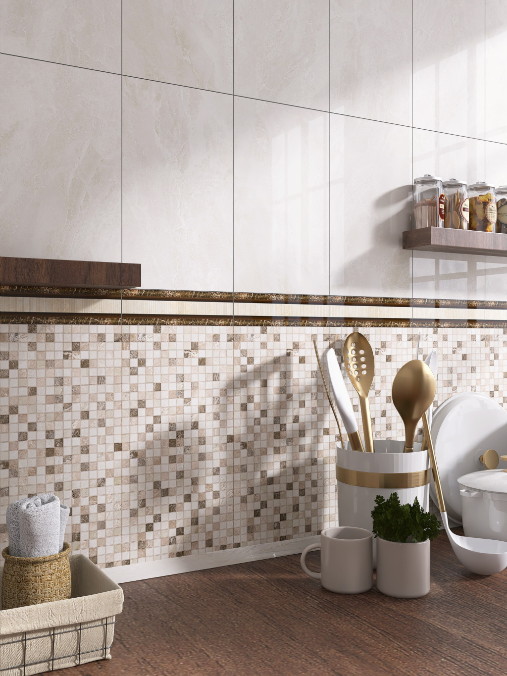 281 Бордюр Hermitage 8.5x30 Eurotile Ceramica фото 11
