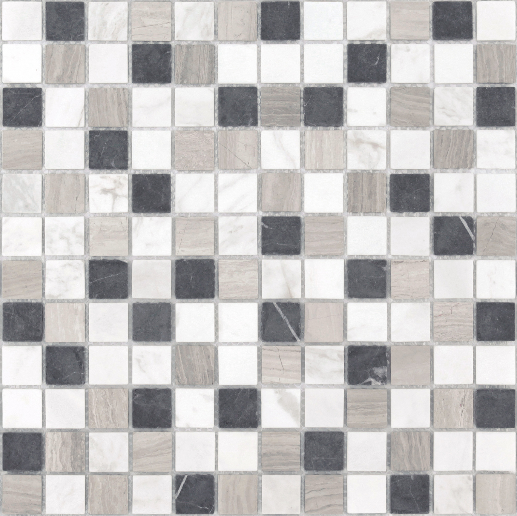 Pietrine Pietra Mix 4 MAT 23x23x4 298x298 Caramelle Mosaic