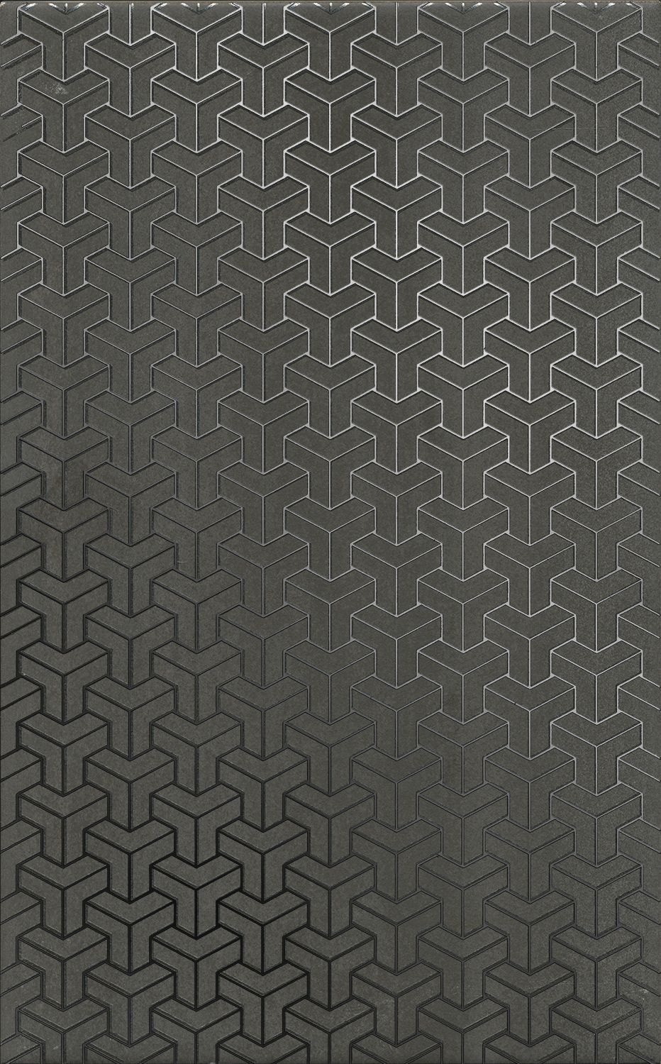 HGD/D371/6400 Декор Ломбардиа антрацит 25*40 Kerama Marazzi