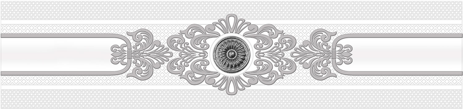 Бордюр 685 Insomnia центр 7x29.5 Eurotile Ceramica