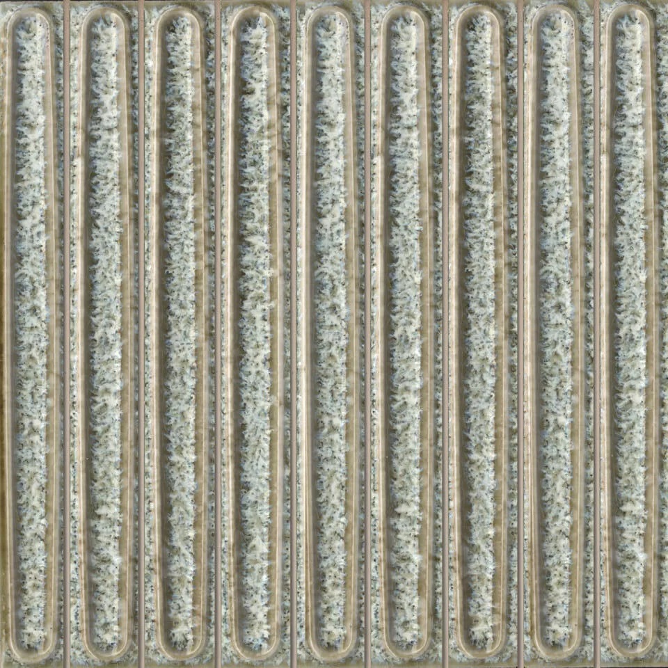 KMD2SOB001BN Декор чипсет Далия зелёный светлый глянцевый 20x20x0,95 Kerama Marazzi