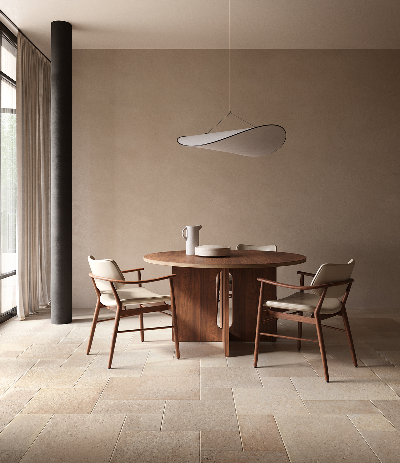 1086528 Italica Modulare 39 Terra Dolce (комплект 2шт 20x20, 1шт 20x40, 2шт 40x40, 1шт 40x60,8) CIR