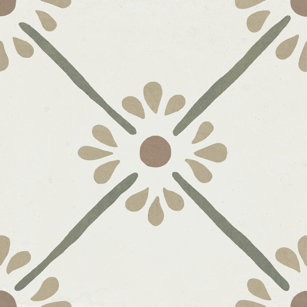 37788 Provenza Green Flower/22,3 22,3x22,3 Harmony