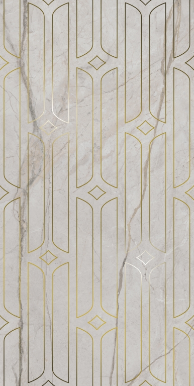KMD3STA029BR Декор Ифран серый светлый глянцевый обрезной 60x119,5x0,9 Kerama Marazzi