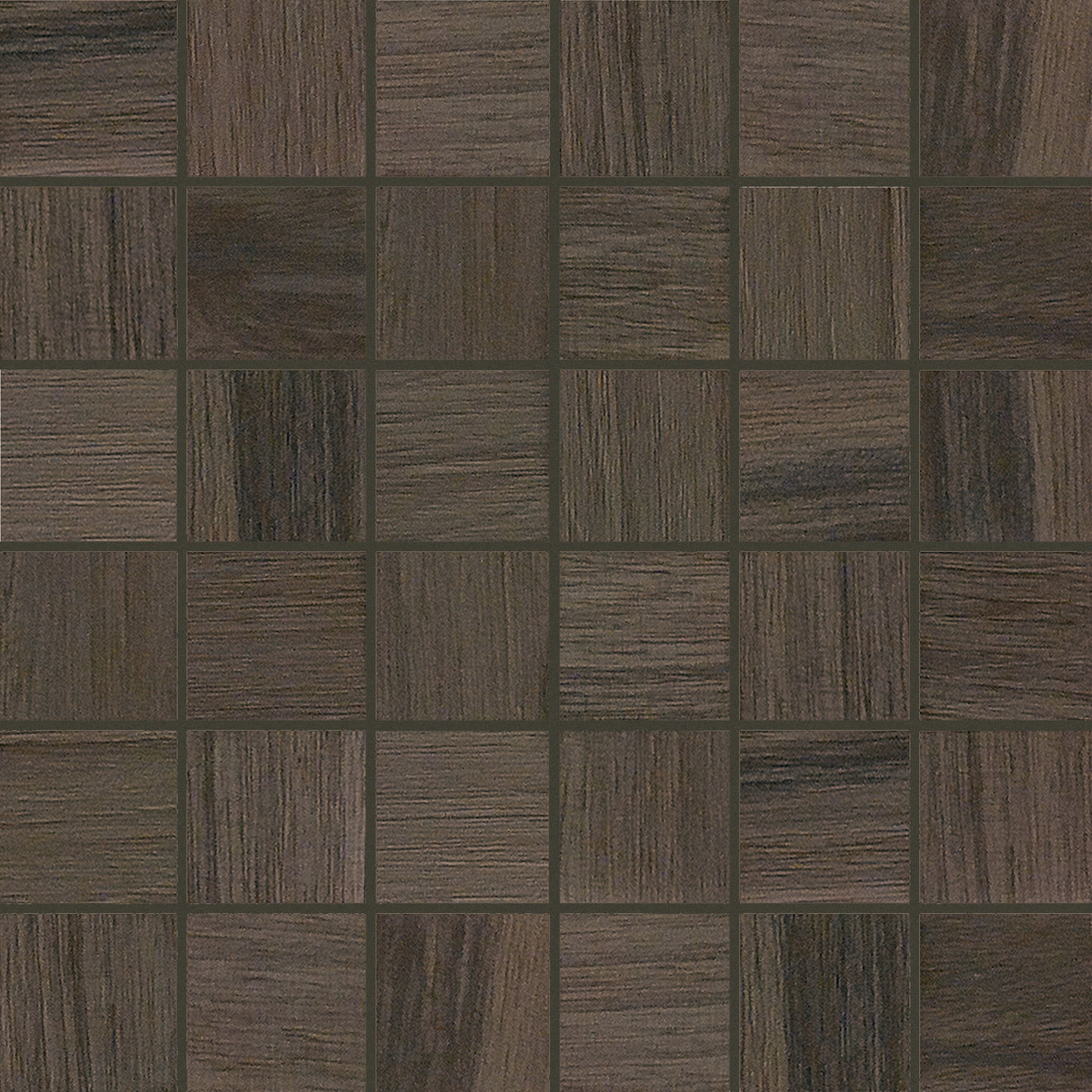 741932 Wooden Brown Mosaico Nat 5x5 30x30 Casa Dolce Casa