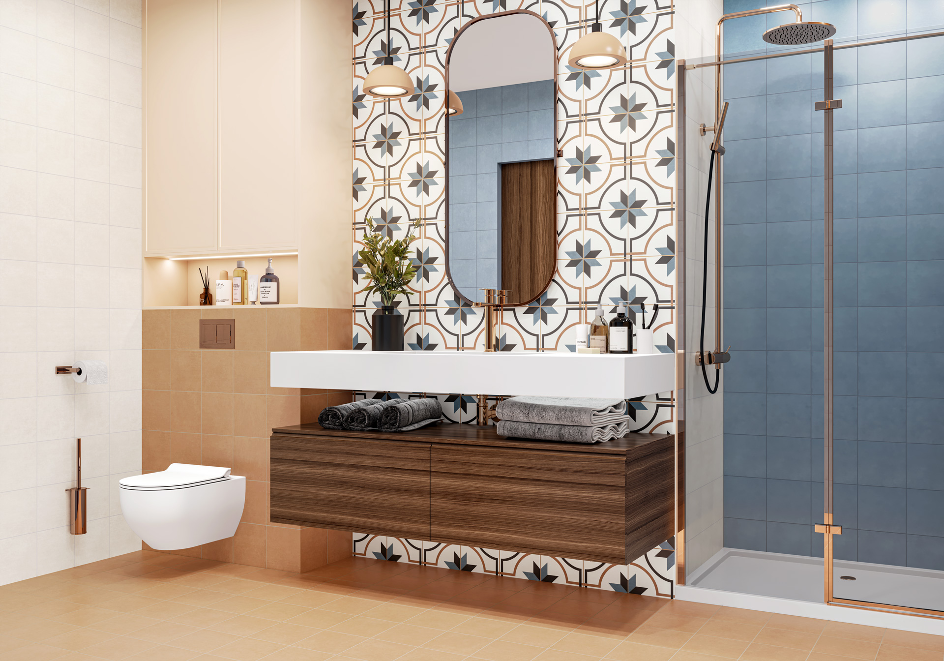 GP2020DNA09 Honey матовый 200x200x8 New Trend