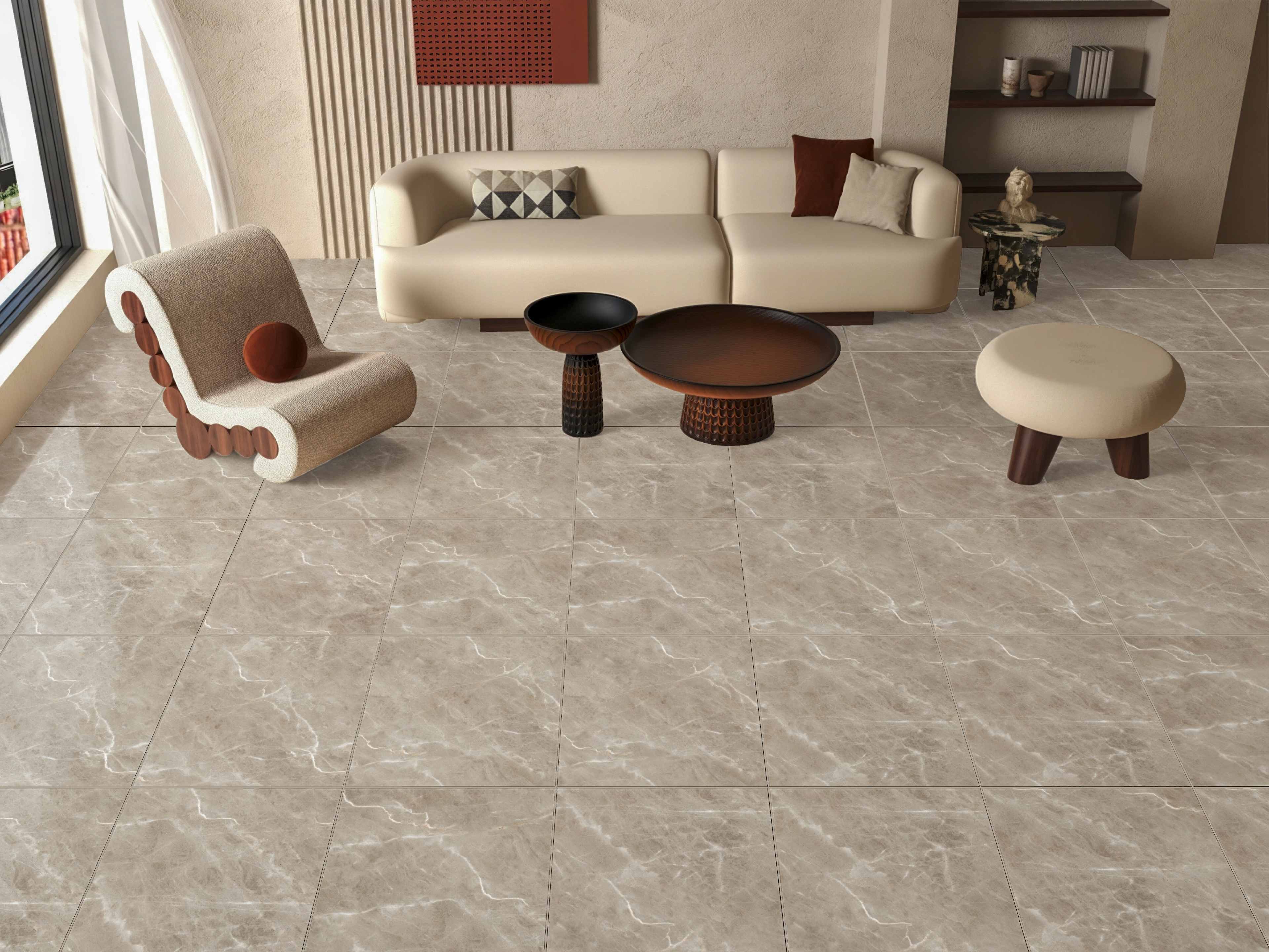 Heaven Beige Carving 60x60 BELLEZA фото 9