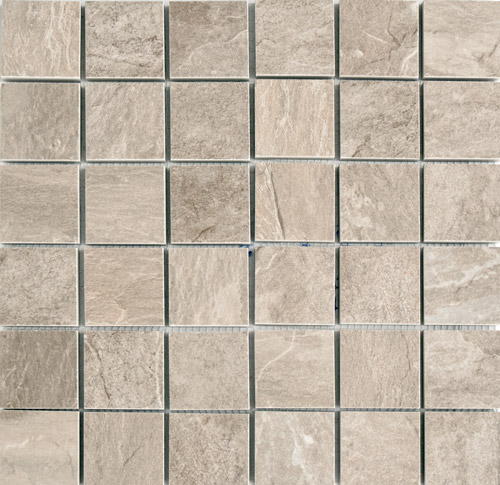 739358 Mosaico Ardoise Ecru Grip 30x30 Rex Ceramiche