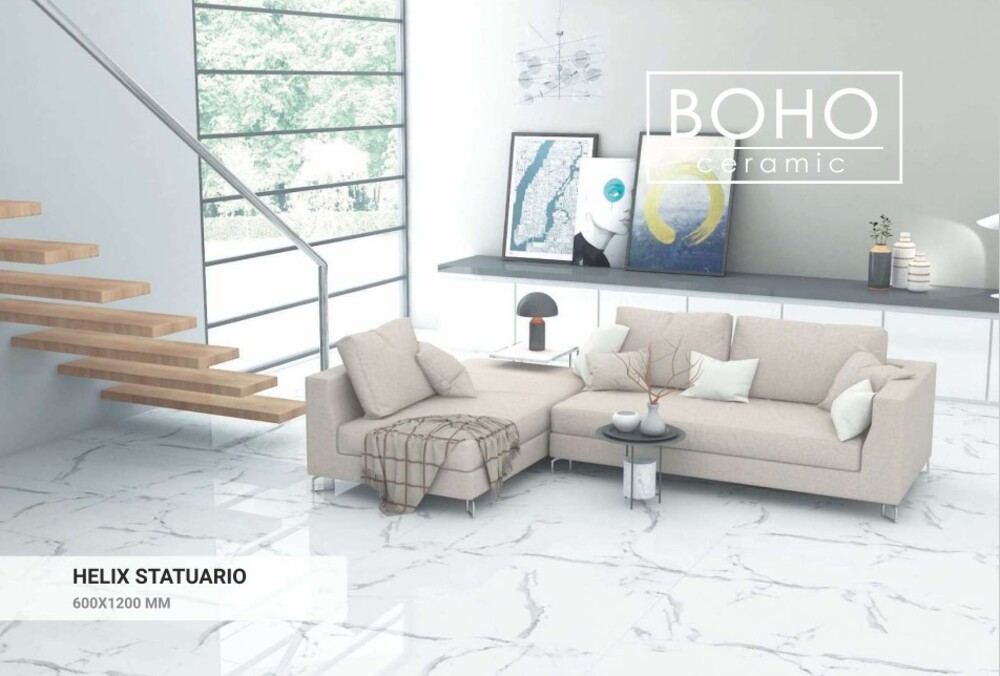 Helix Statuario Boho Ceramic
