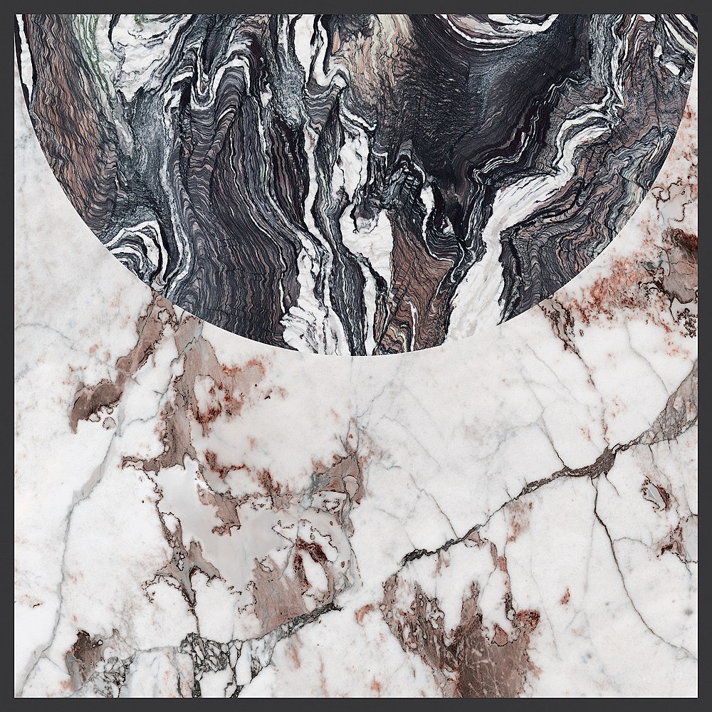 764130 Policroma Volta Breccia-Cipollino Mat Ret 6mm 120x120 Cedit