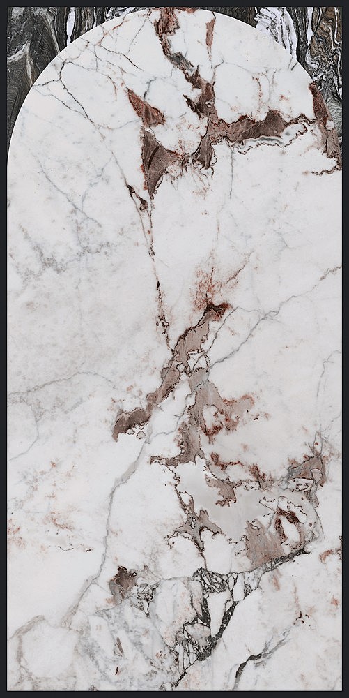 764106 Policroma Arco Breccia-Cipollino Mat Ret 6mm 120x240 Cedit