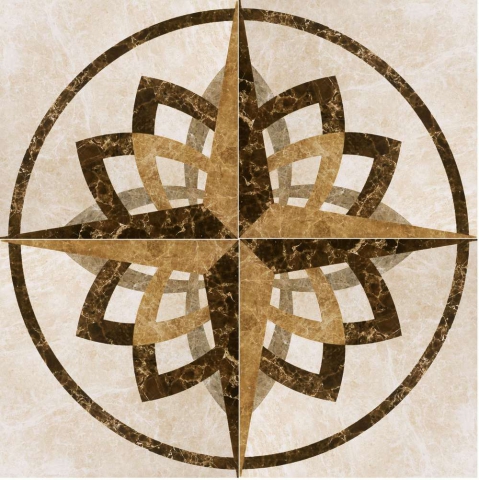 610080000148 Elite White Inserto Blossom Lux 59x59 Italon фото 2