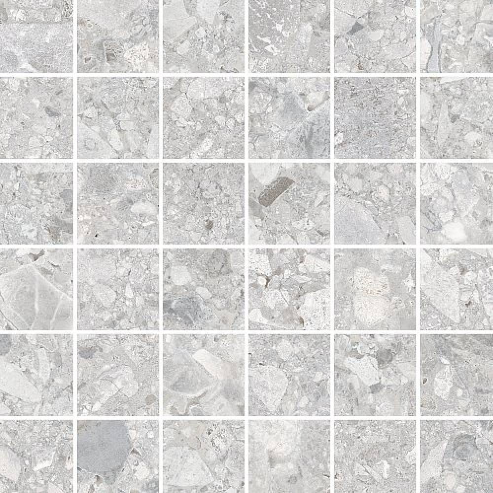 K9474338R001VTE0 Ceppostone Мозаика Серый Матовый R10B 7Рек 5x5 30х30 Vitra