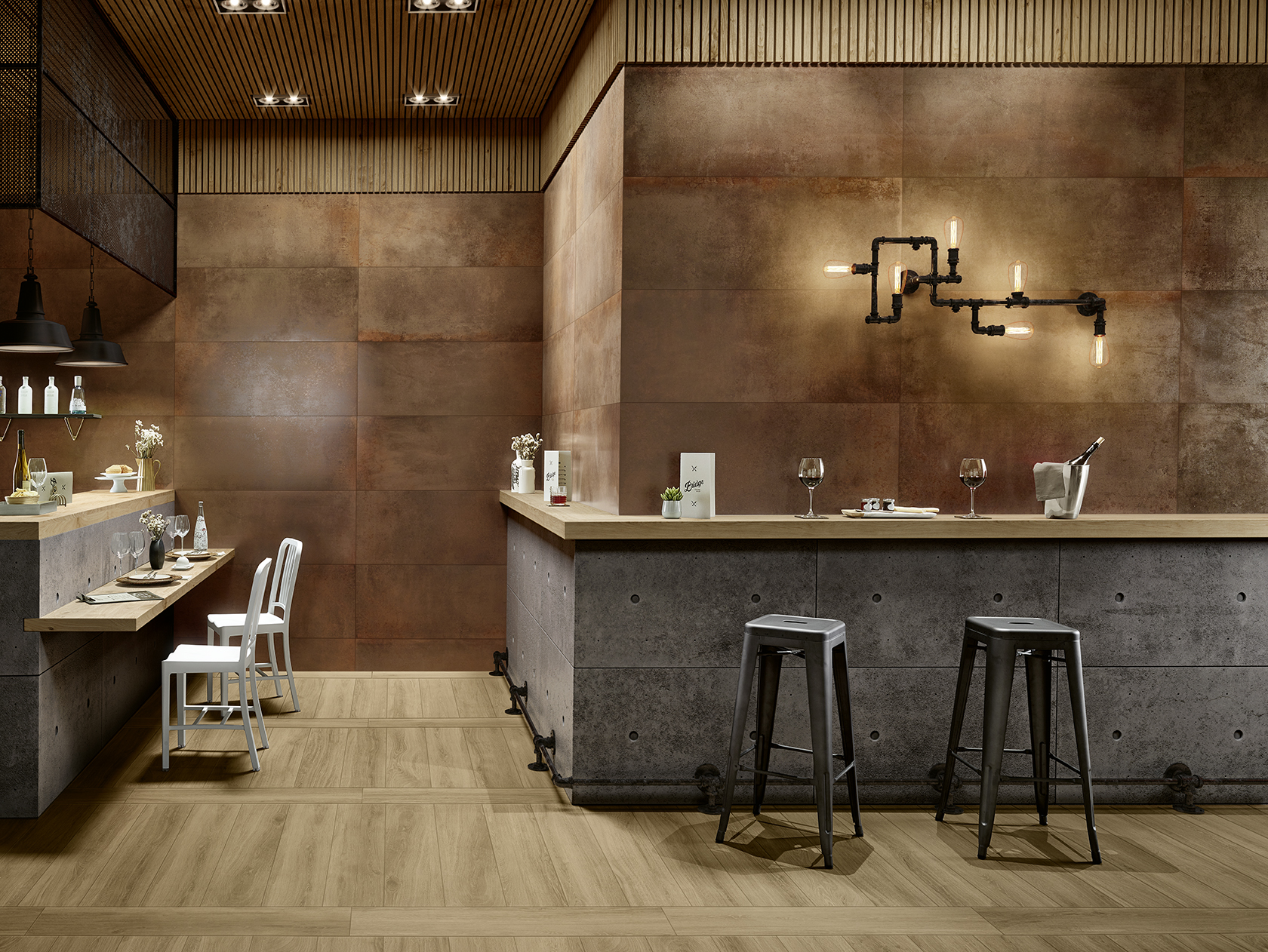 Metallic Love Ceramic Tiles