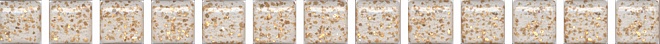 POF002 Карандаш Бисер белый золото 20*1.4 Kerama Marazzi