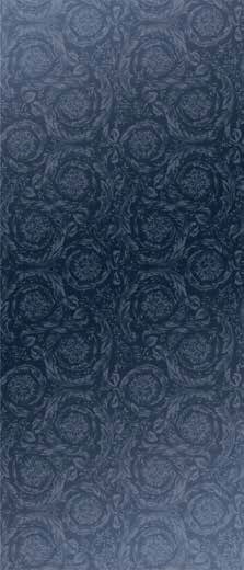 0021121 Barocco Blue Lux Rett 120x280 Versace (Gardenia Orchidea)