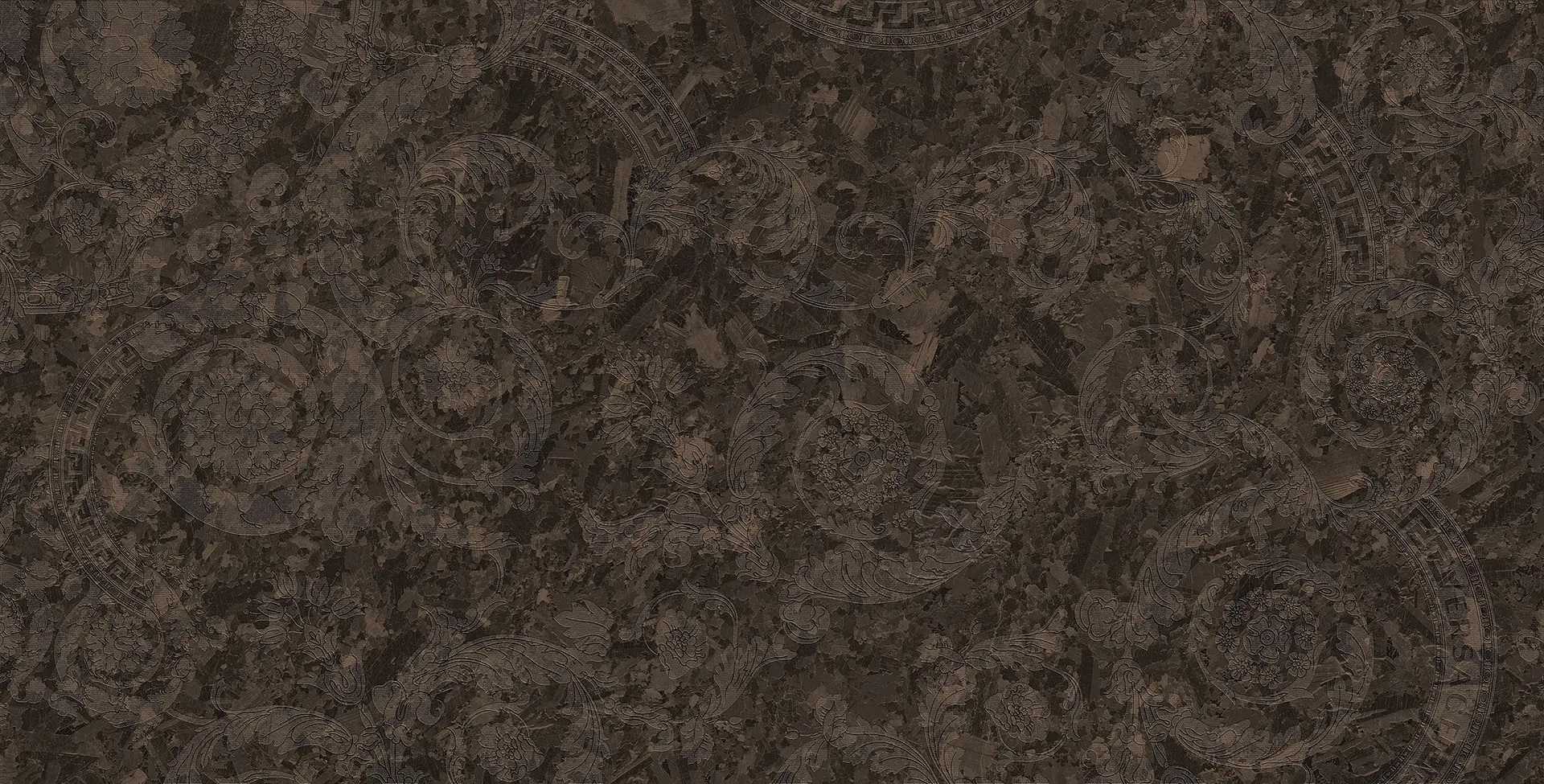 G0047082 Meteorite Megabarocco Moka R 60x120 Versace (Gardenia Orchidea)