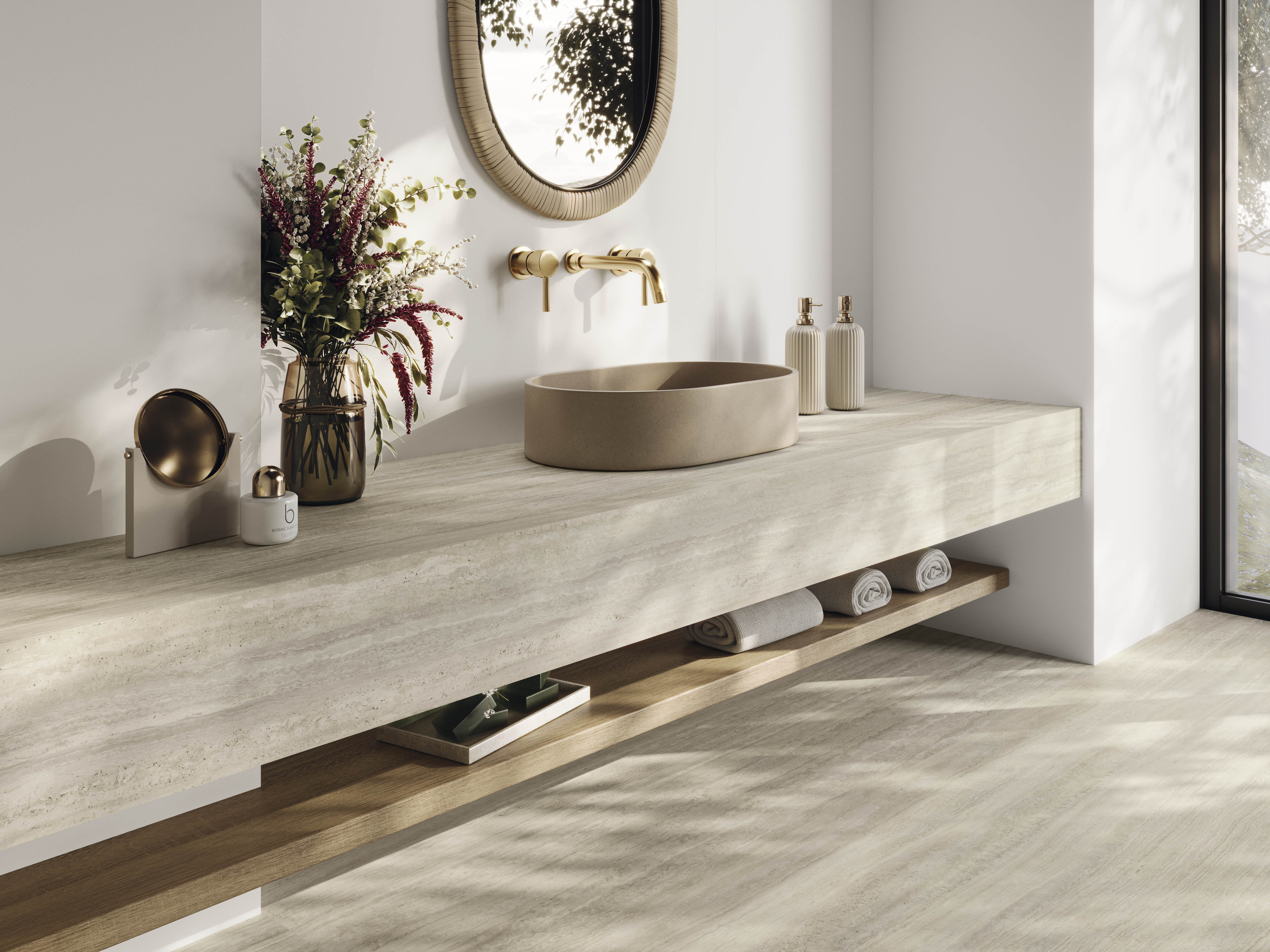 Travertine Vein Venux Surface