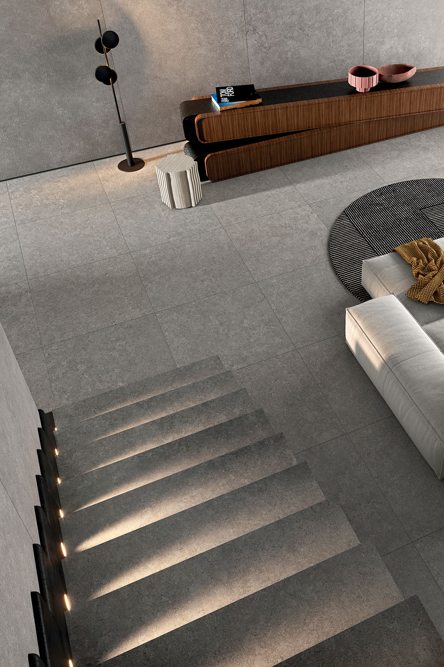 Pura Grey Chiseled Safetouch 6.5 mm 120x278 Kerlite фото 7