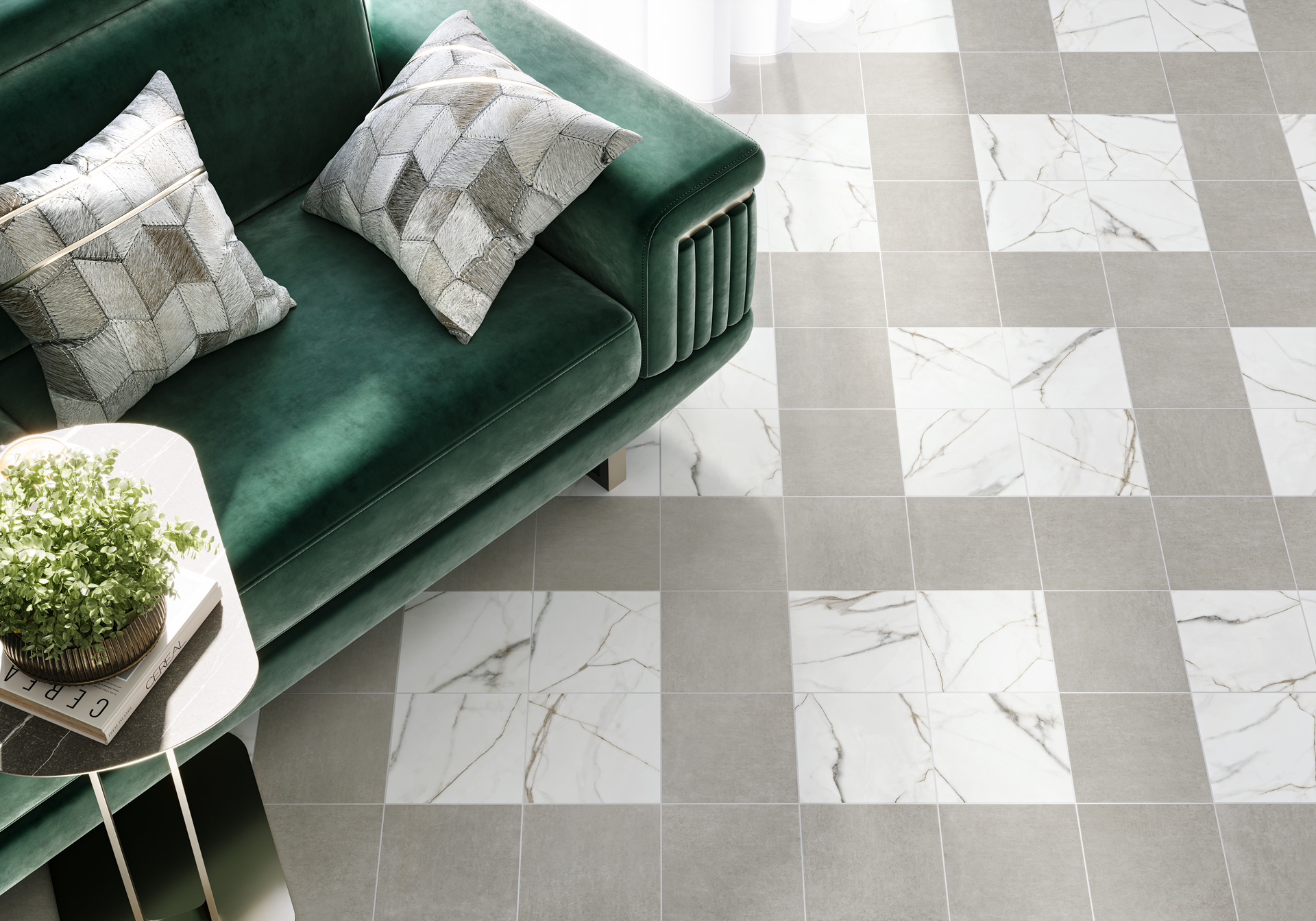 GP2020DNA09 Honey матовый 200x200x8 New Trend